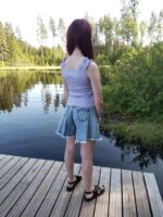 Джинсовые шорты светло синие — изображение 5