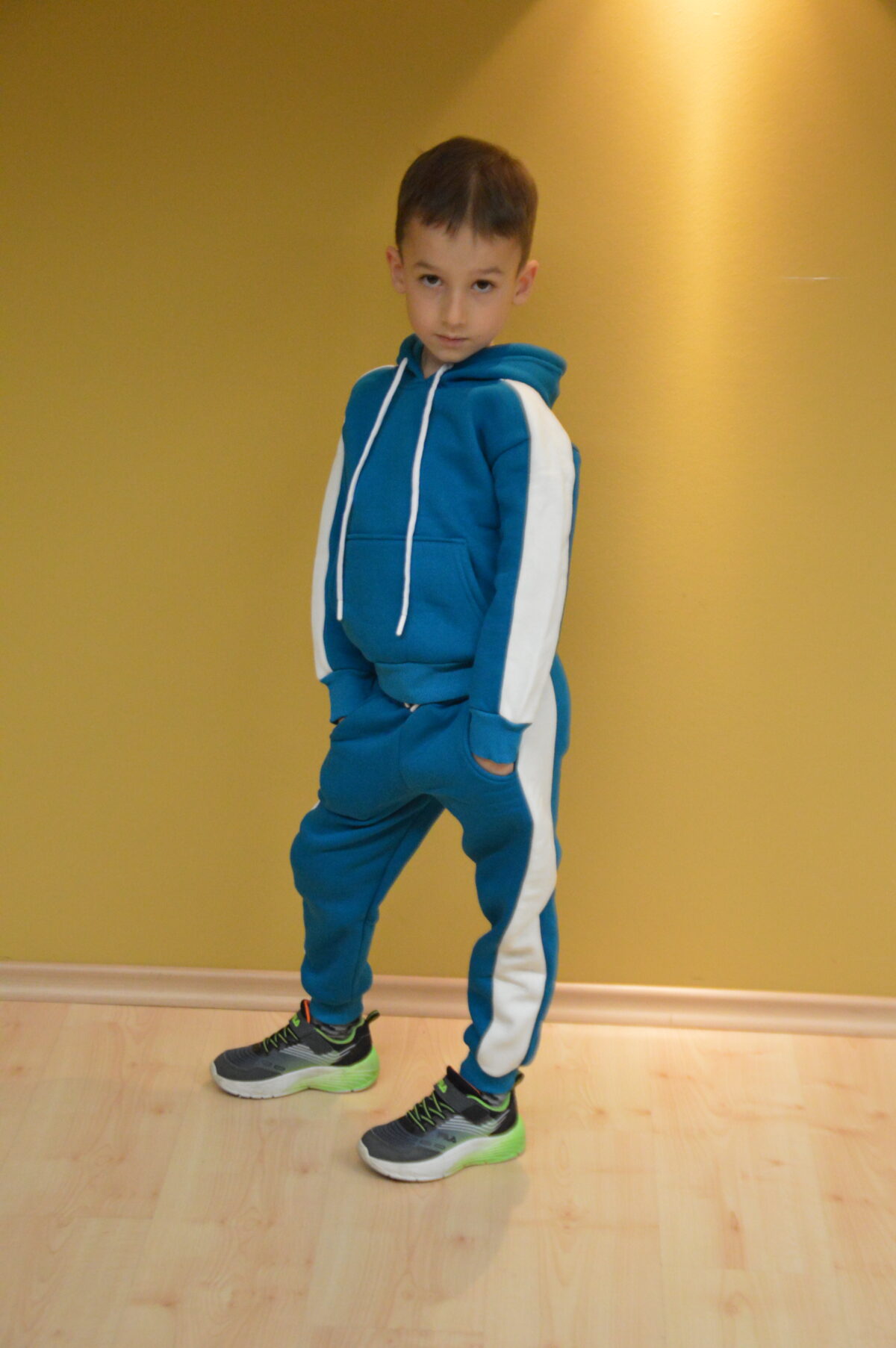 Soojustatud ülikonnapüksid+kapis sinine - Image 4