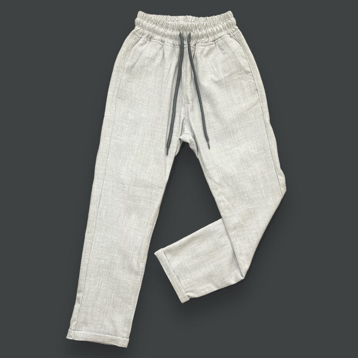 Длинные брюки светло-серые — изображение 1