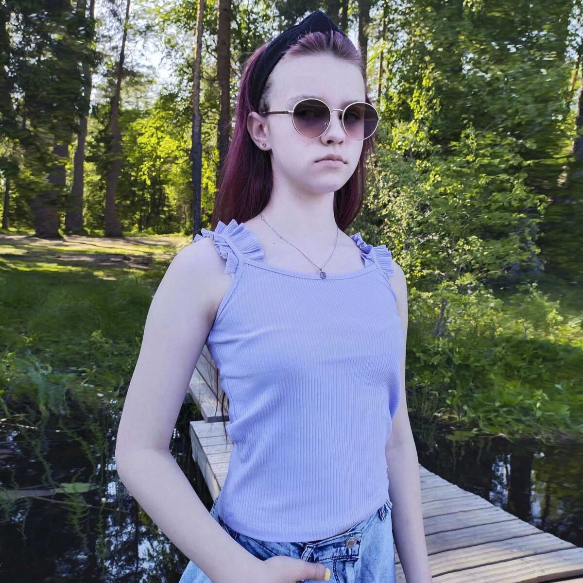 Голубая майка — изображение 1