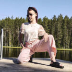 Легкие штаны розовые — изображение 4