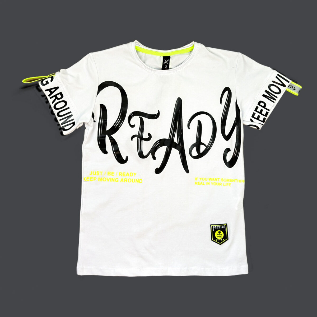 Футболка белая с принтом — изображение 1