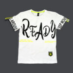 Футболка белая с принтом