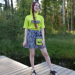 Комплект с принтом шорты+футболка с капюшоном