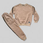 Комплект свитшот+штаны бежевые