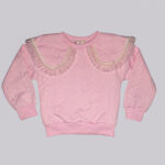 Розовая кофта с жемчугом — изображение 2