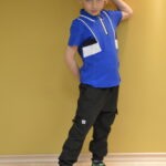 Футболка синяя спортивная "Эстония"